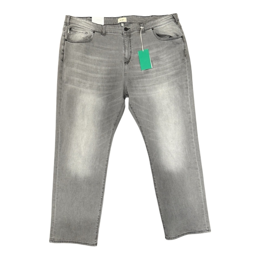 DL 1961 Jeans Size 48X34 Avery Relaxed Straight Stretch Denim Gray